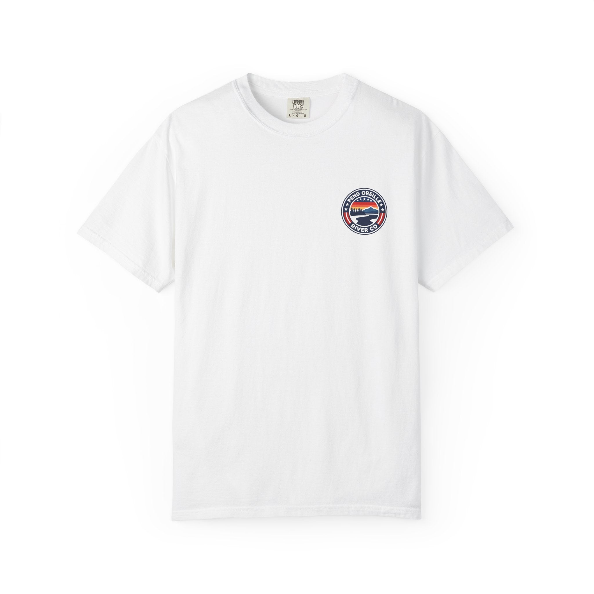 Pend Oreille River Co. Logo T-Shirt —Comfort Colors