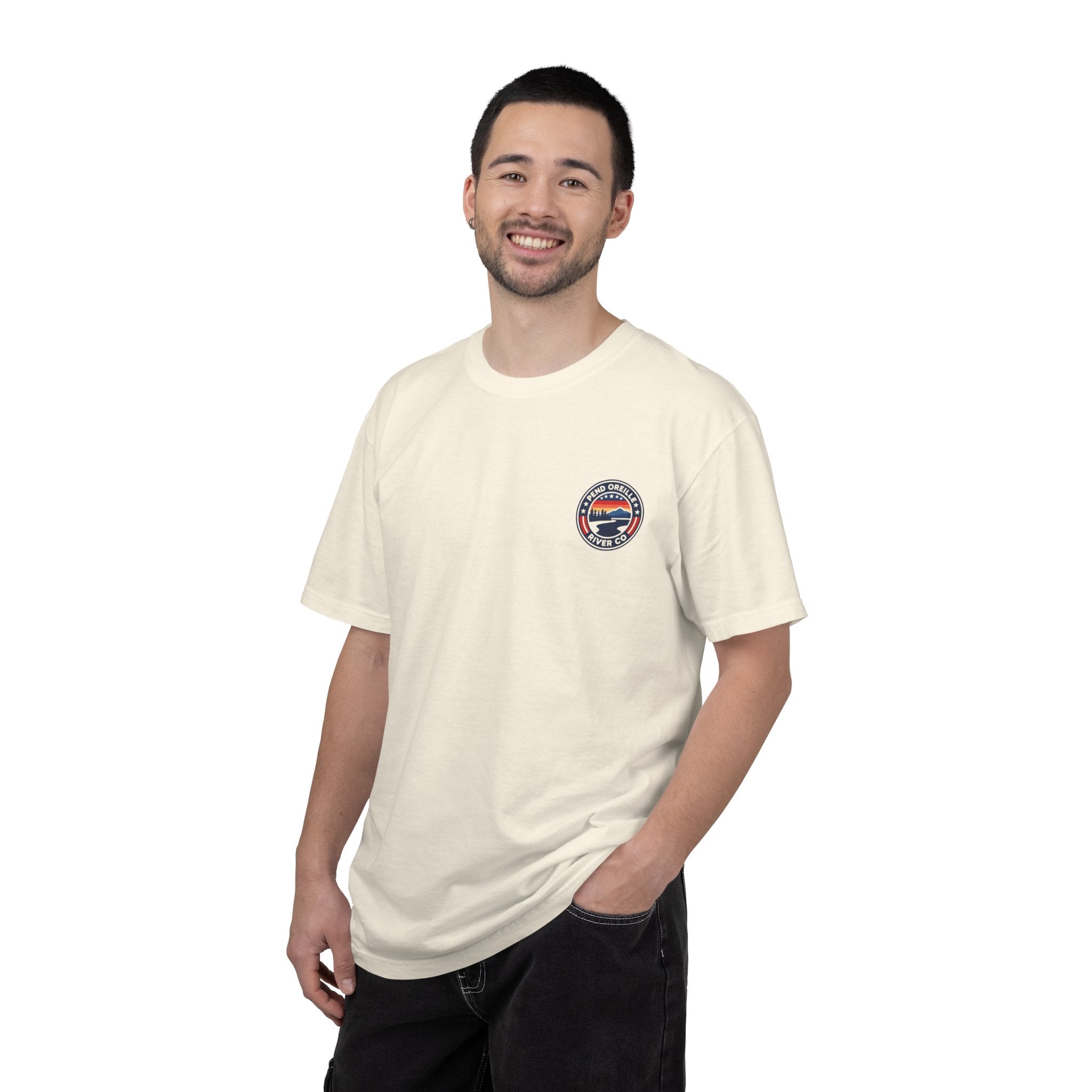Pend Oreille River Co. Logo T-Shirt —Comfort Colors