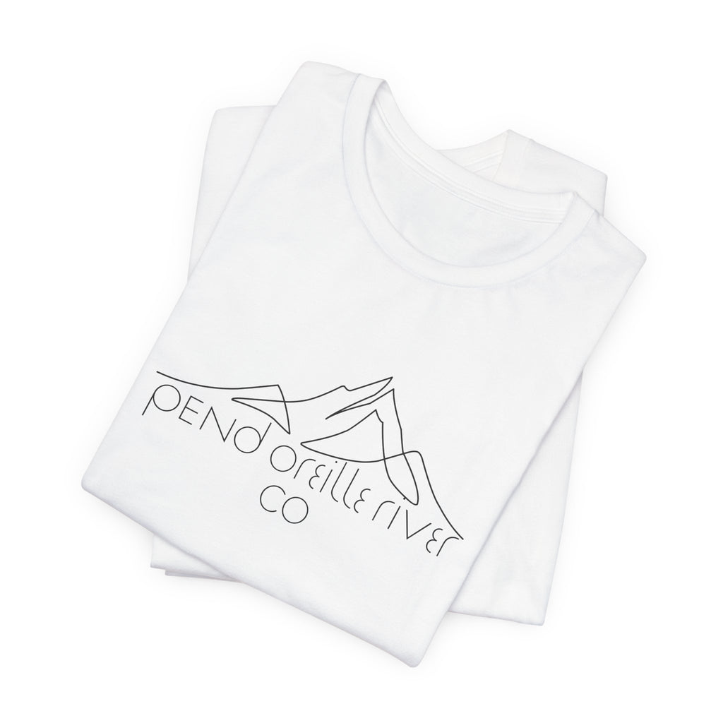 Pend Oreille River Co. Minimal Mountain Tee — Outdoor Adventure T-Shirt