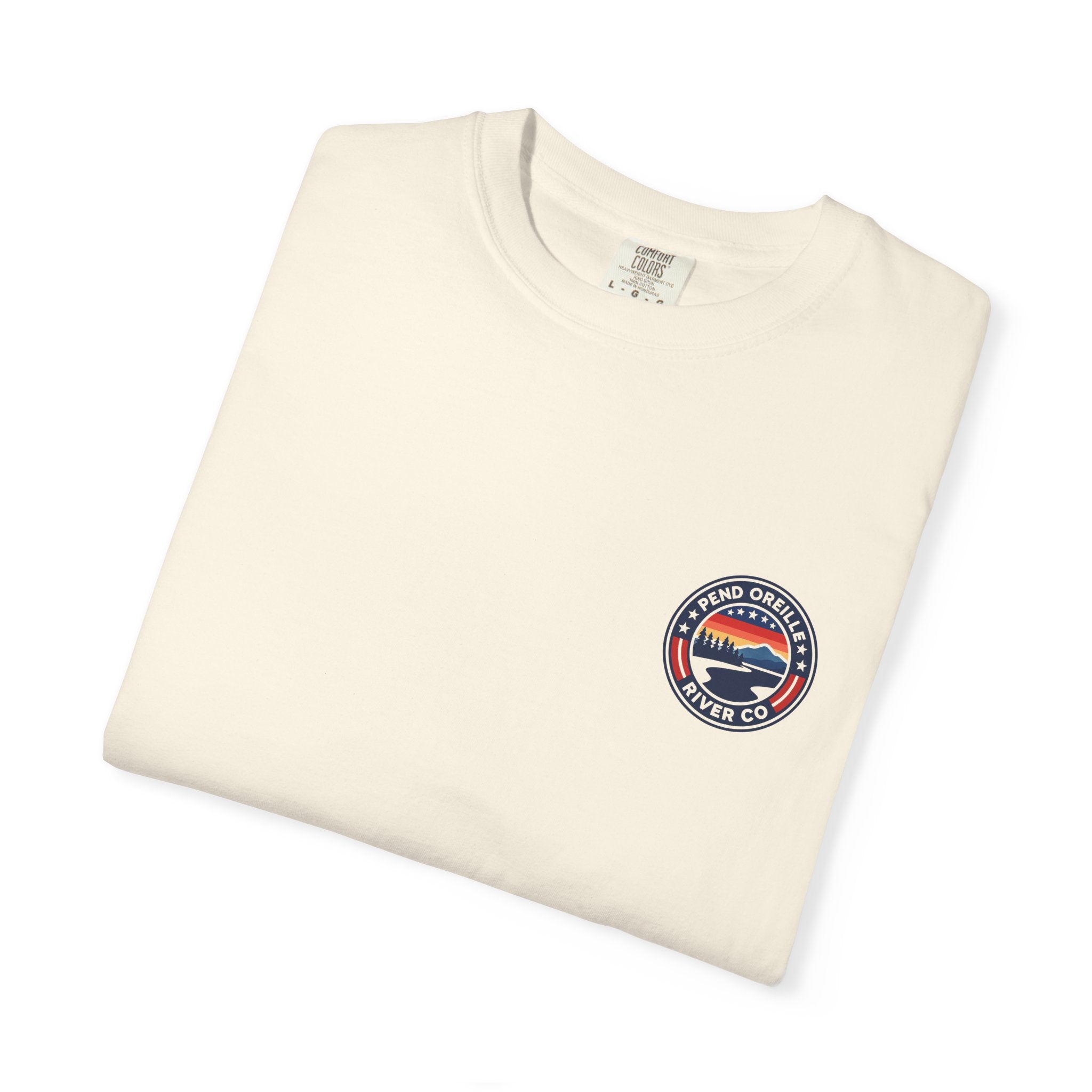 Pend Oreille River Co. Logo T-Shirt —Comfort Colors