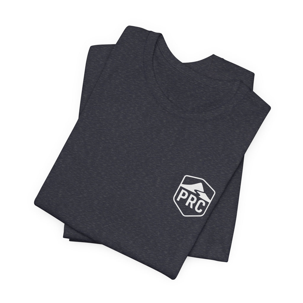 PRC Mountain Patch Tee — Outdoor Adventure Graphic T-Shirt