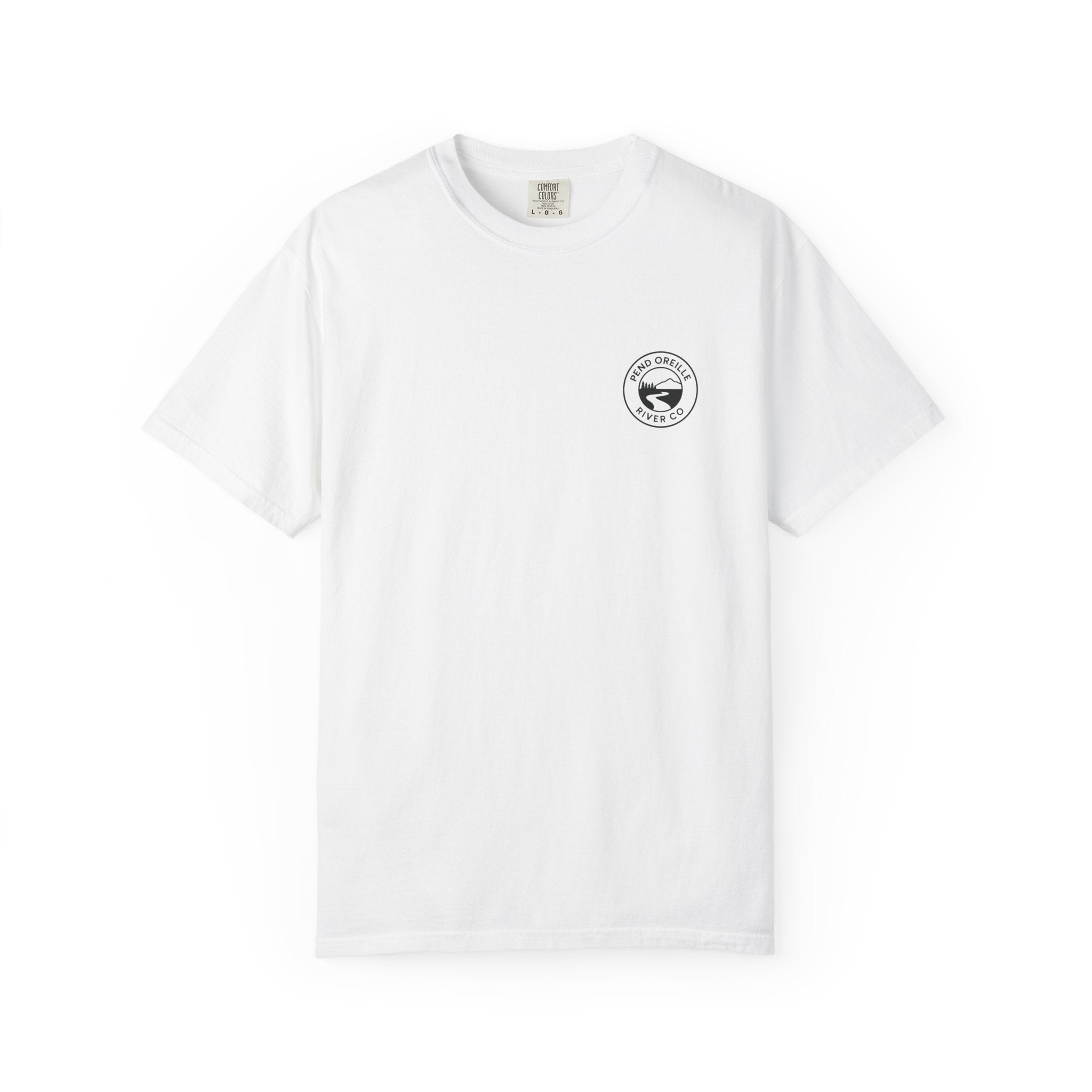 Po River Co Graphic T-Shirt — Minimal Logo Back Print