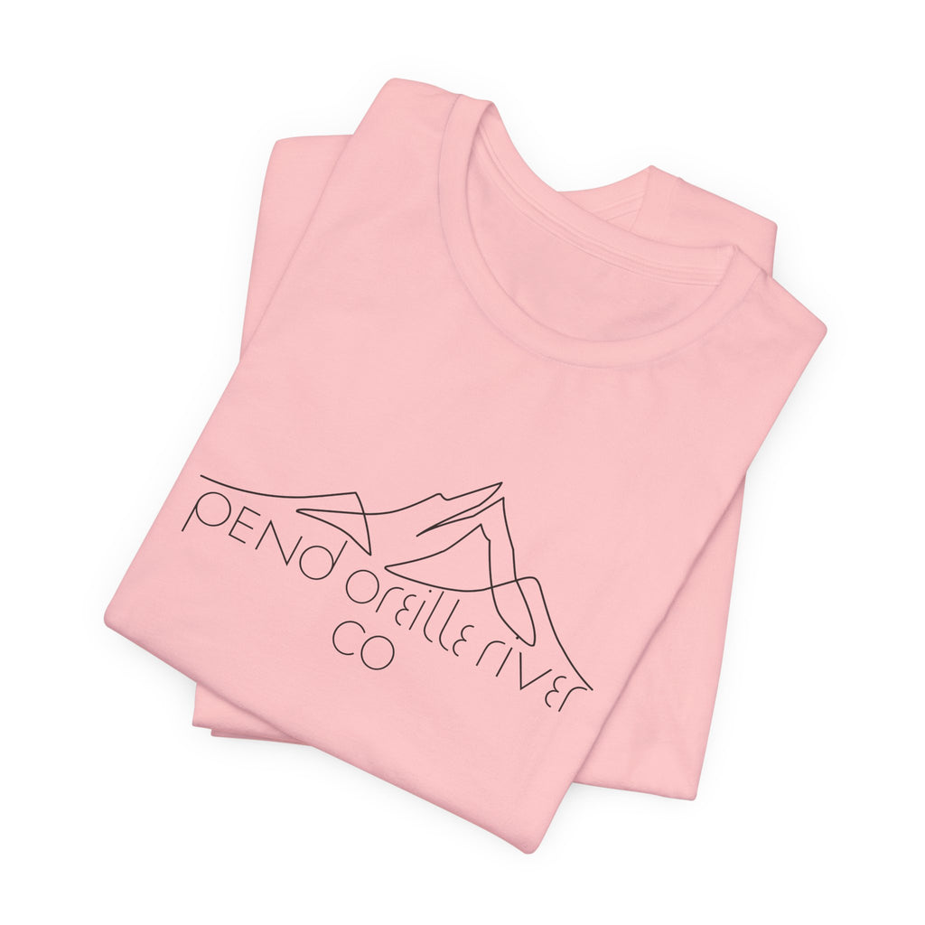 Pend Oreille River Co. Minimal Mountain Tee — Outdoor Adventure T-Shirt