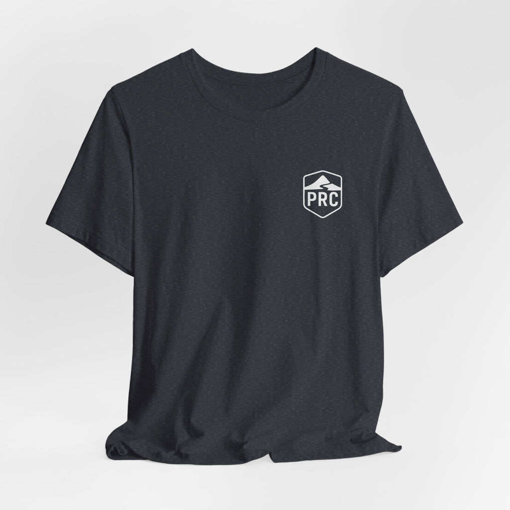 PRC Mountain Patch Tee — Outdoor Adventure Graphic T-Shirt