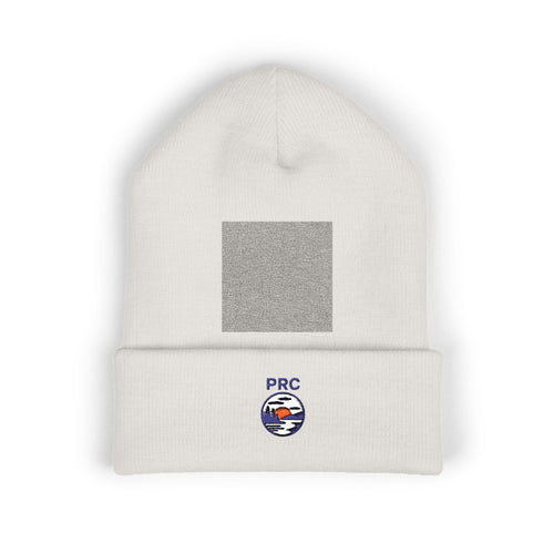 Embroidered 'PRC' Wave Logo Cuffed Beanie