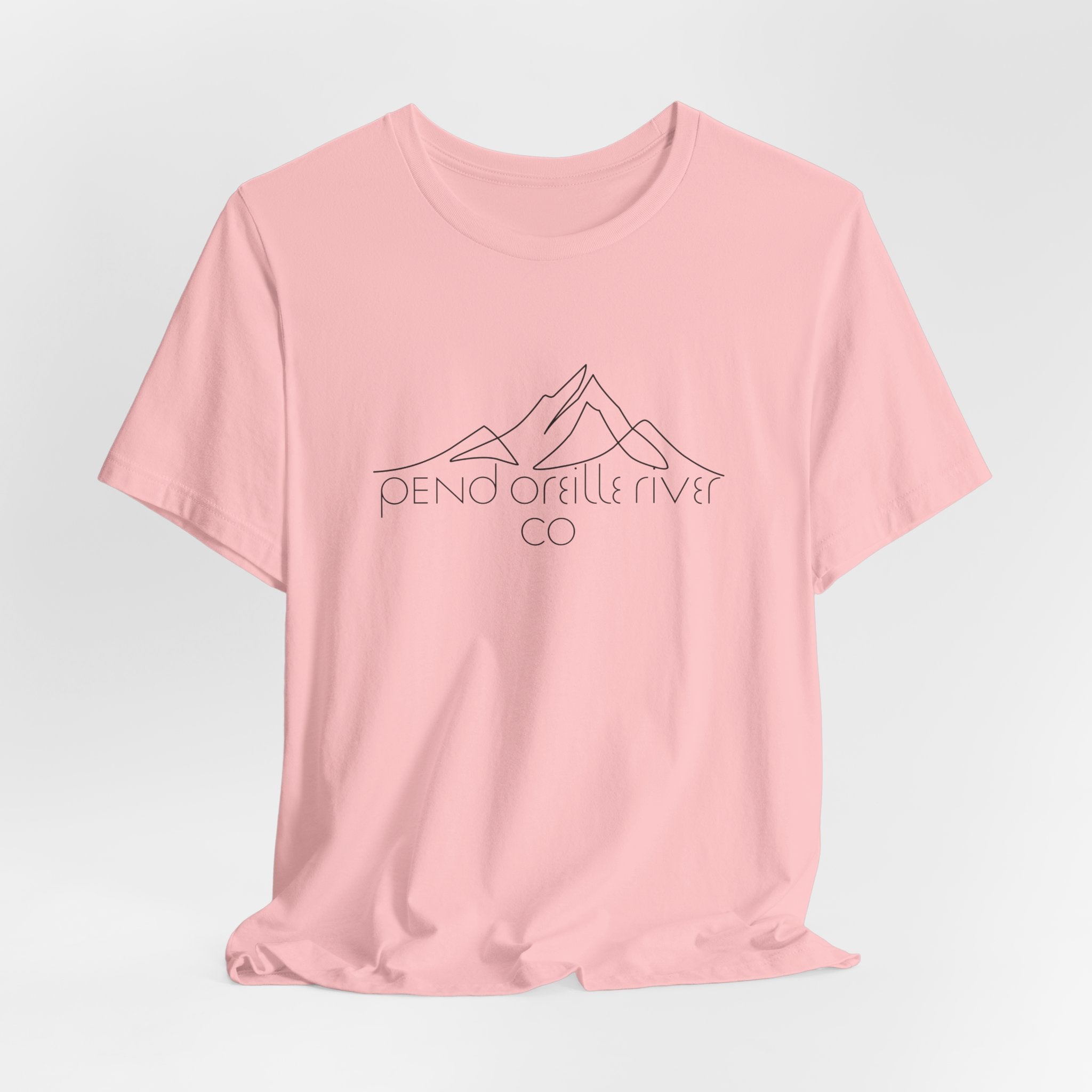 Pend Oreille River Co. Minimal Mountain Tee — Outdoor Adventure T-Shirt