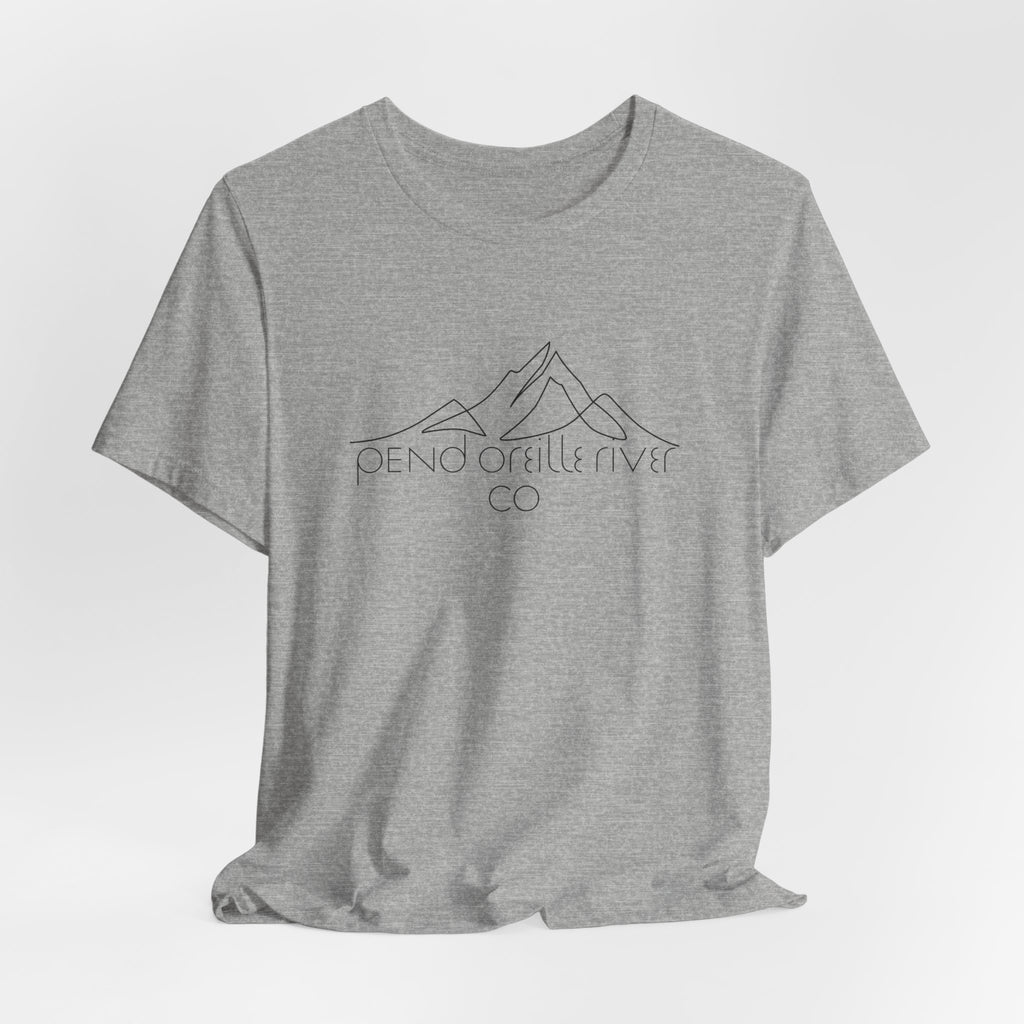 Pend Oreille River Co. Minimal Mountain Tee — Outdoor Adventure T-Shirt