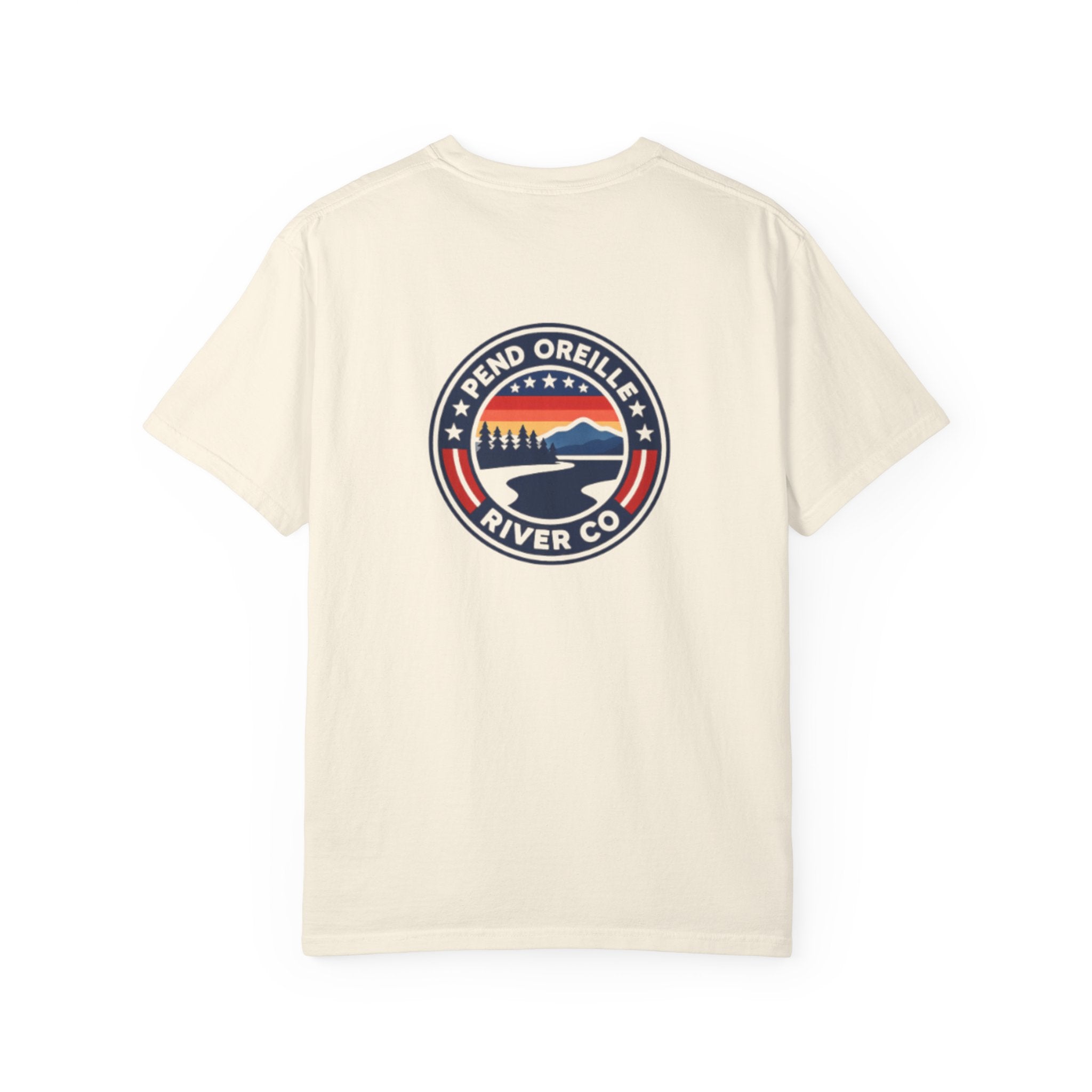Pend Oreille River Co. Logo T-Shirt —Comfort Colors