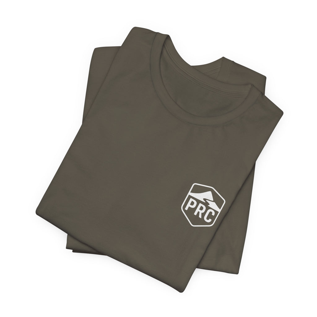 PRC Mountain Patch Tee — Outdoor Adventure Graphic T-Shirt