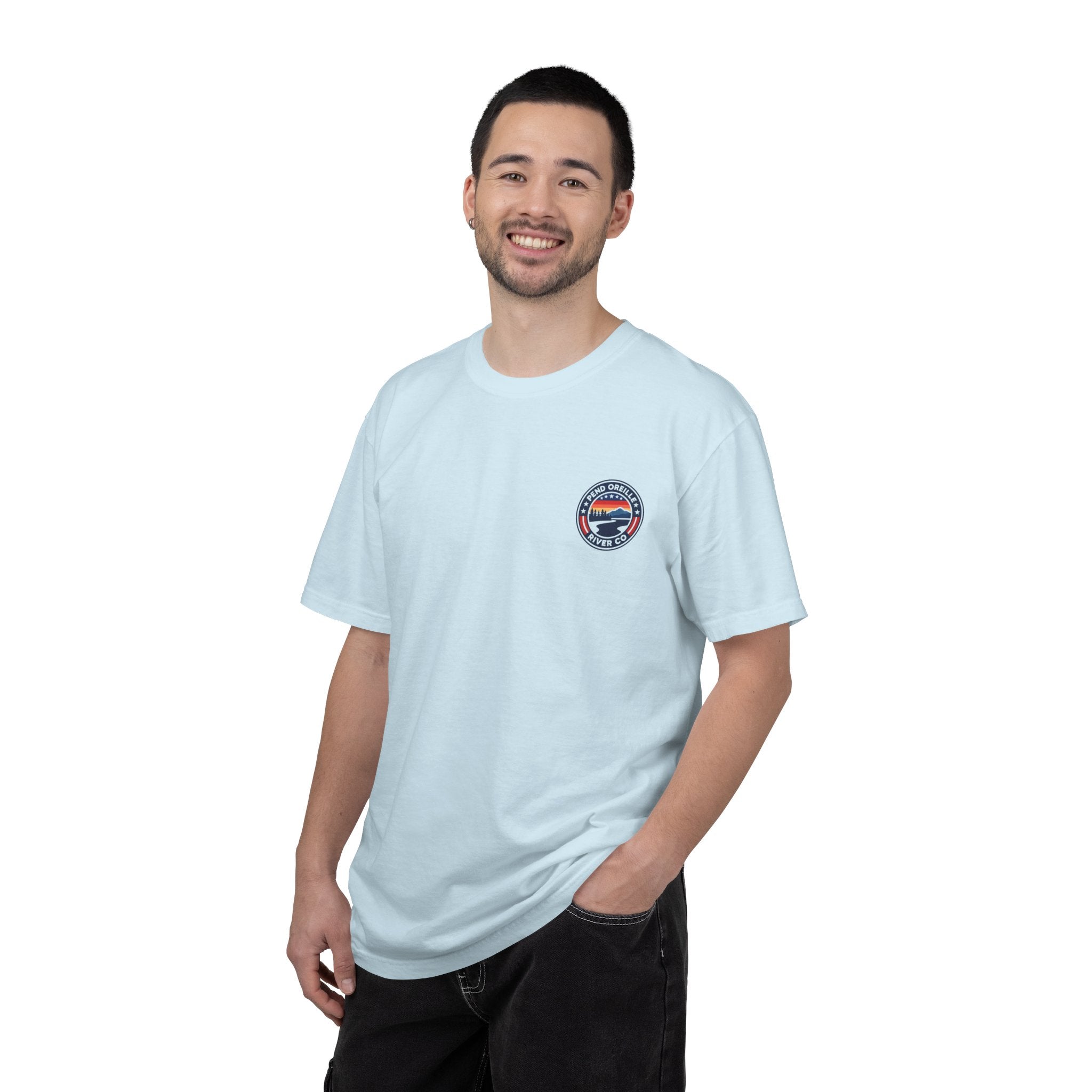 Pend Oreille River Co. Logo T-Shirt —Comfort Colors